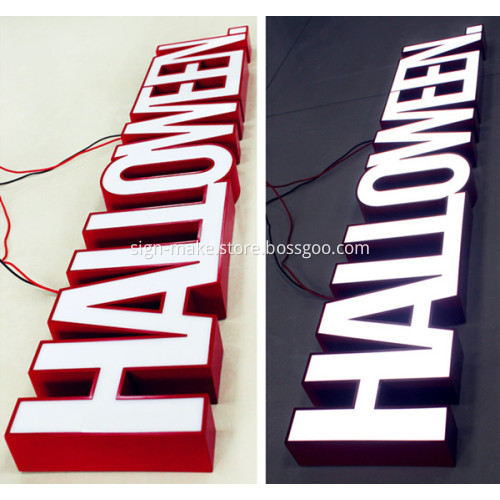 3D Led Frontlit Letters Channel Lit Letters Signs